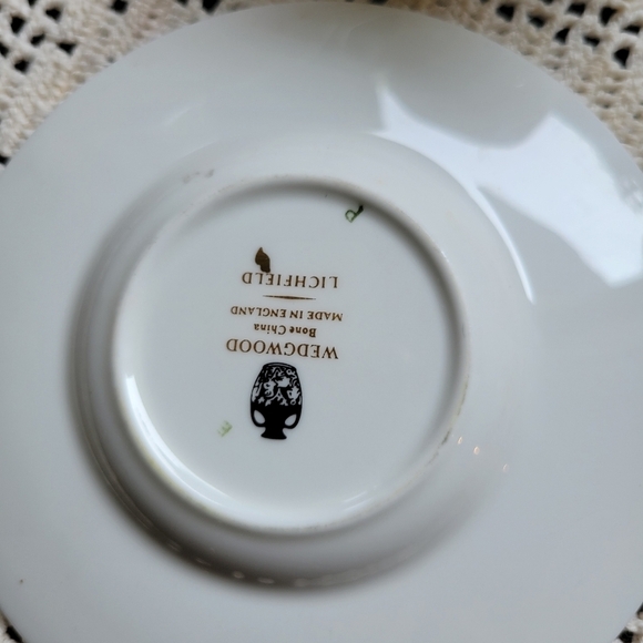 Wedgwood Litchfield Demitasse Espresso Cups Saucers SET Of 4 - Picture 8 of 10